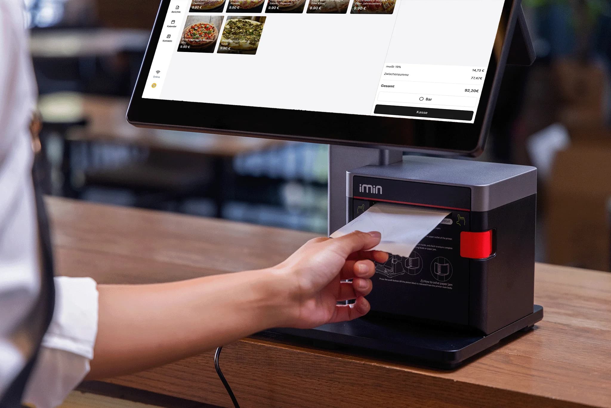 Integrierter Bondrucker